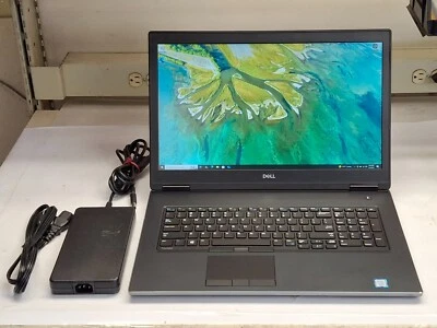 Dell Precision 7730 17.3" Laptop E-2186M 64GB RAM 1TB NVMe Nvidia Quadro P4200 - Image 1 of 4
