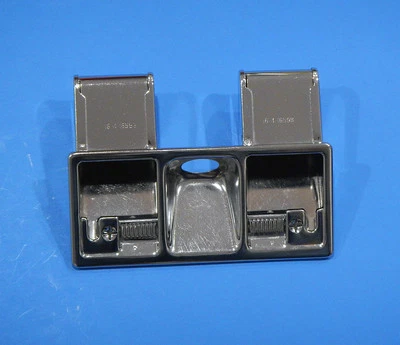 Cadillac DeVille Fleetwood 1985-93 OEM cromo centro doble bandeja de ceniza inserto Foto 1 de 4