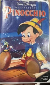 Walt Disney's Pinocchio Black Diamond Classic VHS 1993 Good Condition - Picture 1 of 3