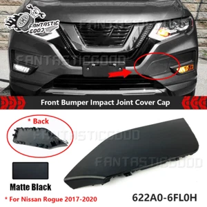 Nueva cubierta de gancho parachoques delantero para Nissan Rogue 2017-2020 622A0-6FL0H - Imagen 1 de 7