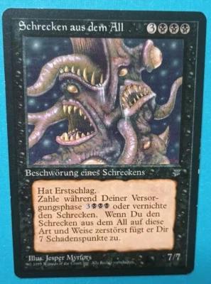 Magic  MTG FBB Legends (RENAISSANCE)  COSMIC HORROR GERMAN  LP/EX R  1995! - Image 1 of 4