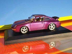 Diecast 1:18 BURAGO-Italy PORSCHE 911 CARRERA 1993 option plexiglass showcase. - Picture 1 of 21