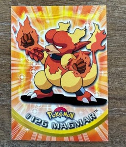 Pokemon Card - Magmar #126 - Topps Series 3 - Blue Logo - Pack Fresh Near Mint