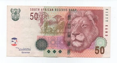 SOUTH AFRICA 50 RAND 2005 PICK 130 LOOK SCANS - Image 1 of 2
