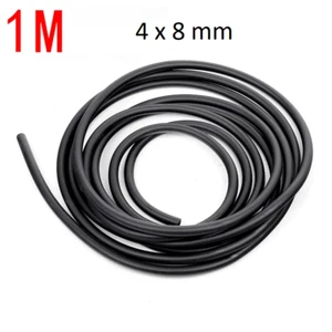 1 Mt tubo siliconico silicone 4 mm vacuum manometro pressione Depressione Turbo - Afbeelding 1 van 1