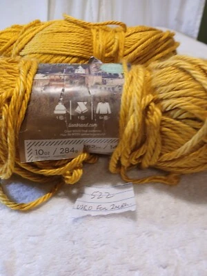 lion brand homespun yarn. 10 Oz .Madison Mustard  - Image 1 of 4