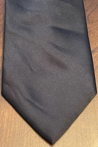 Geoffrey Beene Hand Made Black Polyester Men’s Neck Tie Made In China - Picture 1 of 9