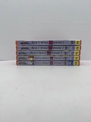 Avatar The Legend of Aang Book 1 Water Volumes 1 - 5 DVD Region 4 Nikelodeon - image 1 of 4