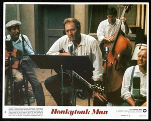 HONKYTONK MAN Orig Movie Mini Lobby Card Clint Eastwood Country Singer Drama - Picture 1 of 1