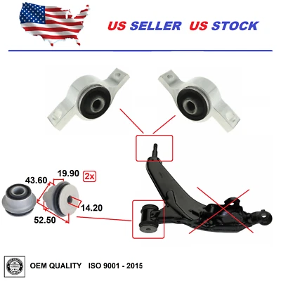Control Arm Bushing Front Lower For Lexus ISF 2008-2014 IS250 IS350 2006-2014 - Image 1 of 3