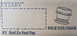 TYTXRV roof air vent fan 120mm- 4 3/4 in - Picture 1 of 1