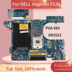 CN-0N35X3 0N35X3 For Dell Inspiron 5520 Laptop intel Motherboard LA-8241P - Picture 1 of 6
