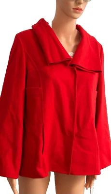 Oscar de la Renta Red Camel Hair Coat/Jacket 8- Beautiful - Image 1 of 4
