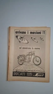 PUBBLICITA' DUCATI 125 RITAGLIO RIVISTA CM 22X29 EPOCA - Foto 1 di 1