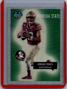 2023 Bowman University Chrome #55BF-15 Jordan Travis 1955 Bowman Football - Picture 1 of 2