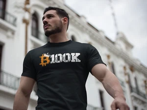 100K Bitcoin Kryptowährung T-Shirt - Bild 1 von 5