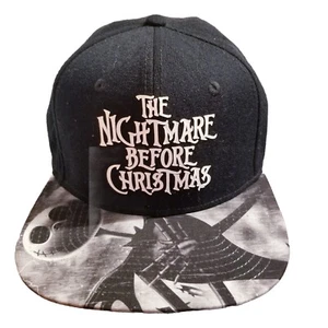 Pesadilla antes de Navidad Jack Skellington Calavera Snapback Gorra DISNEY ¡NUEVO!  - Imagen 1 de 6