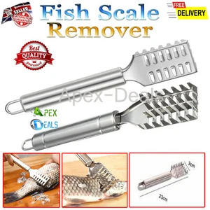 Stainless Steel Fish Scale Remover Scaler Scraper Descaler Home Kitchen Tool New - Picture 1 of 12