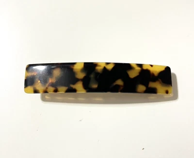 France Luxe Classic Rectangle Barrette Yellow Tokyo - Image 1 of 4
