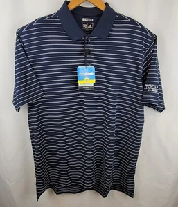 Adidas Polo Mangas Cortas Camisa Para Hombre Grande Azul Informal Camisa de Golf Nueva con Etiquetas ClimaCool - Imagen 1 de 9