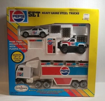 Juego Remco Toys PEPSI 1990, camiones de acero de alta resistencia Foto 1 de 4