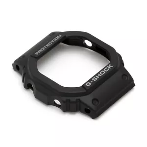 Bisel de reloj Casio genuino G-Shock DW-5600E DW-5600RR DW-5600V GB5600 cubierta negra - Imagen 1 de 2