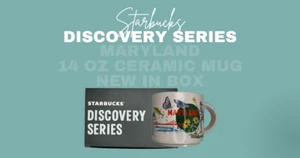 Neu Starbucks Maryland Discovery Series Collection Tasse Becher 14oz Neu im Karton - Bild 1 von 5