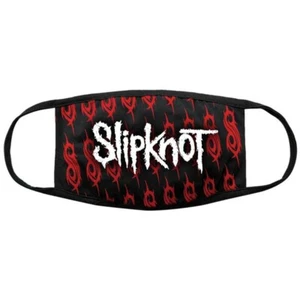 SLIPKNOT white logo & sigils black FACE MASK official merchandise (SEALED) - Picture 1 of 3