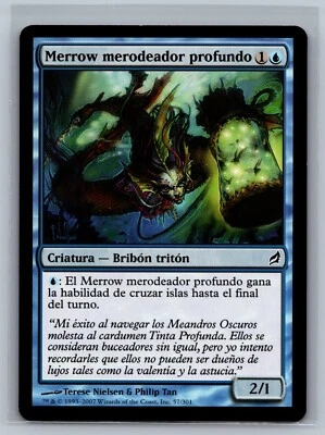 Magic The Gathering SPANISH Lorwyn Deeptread Merrow #57/301 MTG TCG CCG - Image 1 of 2