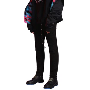 Jeans DIESEL LU-THOMMER uomo SLIM SKINNY denim 0699U ITALIA NERO PREZZO AL PUBBLICO £300 saldi - Foto 1 di 8