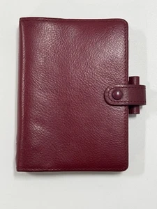 Rare Maroon Red Vintage Filofax WINDSOR Organizer *Beautiful* - Picture 1 of 8
