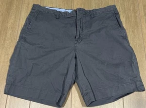 Polo Ralph Lauren Shorts Mens 35 Gray Khaki Classic Fit Preppy Stretch - Picture 1 of 6
