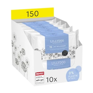 Baby Feuchttücher mit 99% Wasser, 150 Stück (10 x 15), 100% , ohne Parfüme - Bild 1 von 7