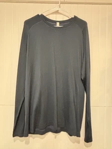 Camisa Lululemon Somatic Manga Larga Azul Marino Para Hombre Talla XL - Imagen 1 de 7