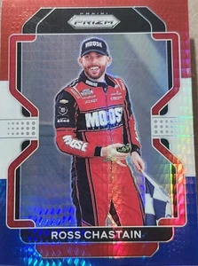 2022 Panini Prizm Racing Tri Color Hyper Prizm  #28 - Ross Chastain - Be A Moose - Picture 1 of 2
