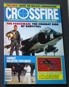 Crossfire Magazine (March 1988) Ninjutsu, Firearms, Combat Side of Survival - Picture 1 of 2