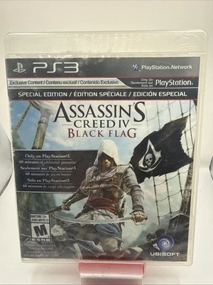 Assassins Creed IV 4 Black Flag PlayStation 3 PS3 Special Edition - Image 1 of 4