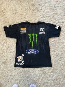 Vintage Ken Block Monster Energy DC Ford racing T shirt - Picture 1 of 3