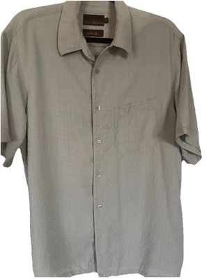 Camisa Marks & Spencer Collezione Talla M Manga Corta Pura Seda Vacaciones Crucero Foto 1 de 4