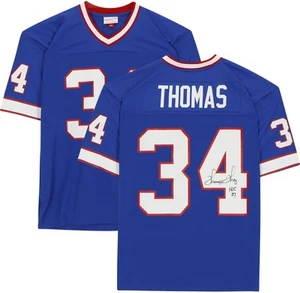 Thurman Thomas Buffalo Bills Signed Mitchell & Ness Jersey w/HOF 2007 Ins - Picture 1 of 5