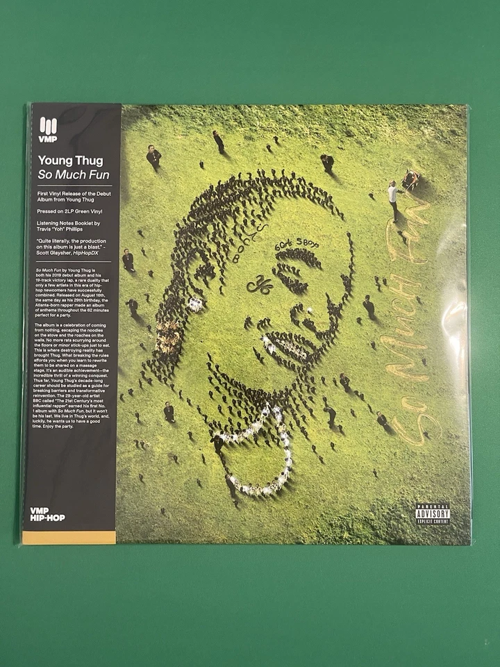 Young Thug So Much Fun Vinyl Record 2 x LP Translucent Slime Green VMP EXCLUSIVE - Image 1 of 3