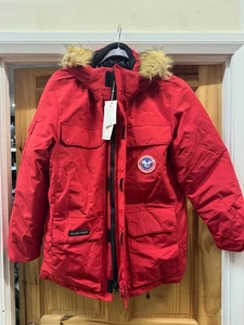 RED, CLASSIC VOGUE, FASHION CLASS, GOOSE DOWN JACKET OR COAT *NEW* SIZE XL - Afbeelding 1 van 14