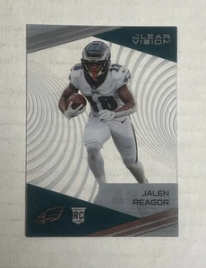 2020 Panini Chronicles Clear Vision Rookies RC #CV-18 Jalen Reagor Eagles - Bild 1 von 2