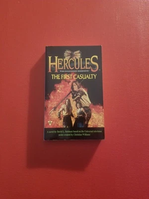 HERCULES THE LEGENDARY JOURNEYS - THE FIRST CASUALTY PAPERBACK NOVEL - 1996 - Image 1 of 2