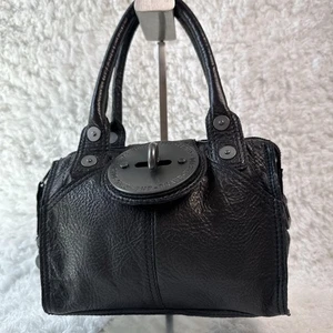 Tracolla DIESEL All Leather Nera Mini Y2K - Ottime condizioni - Foto 1 di 18