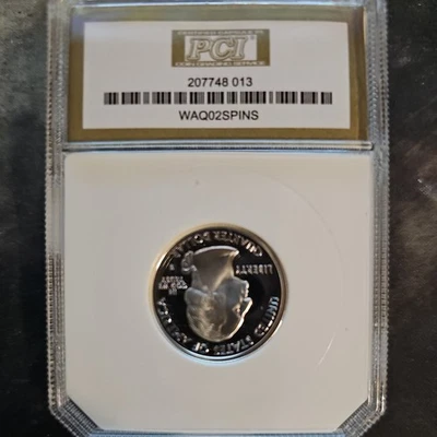 2002 S Indiana State Quarter 90% Proof Silver Deep Cameo Gem   - Image 1 of 4