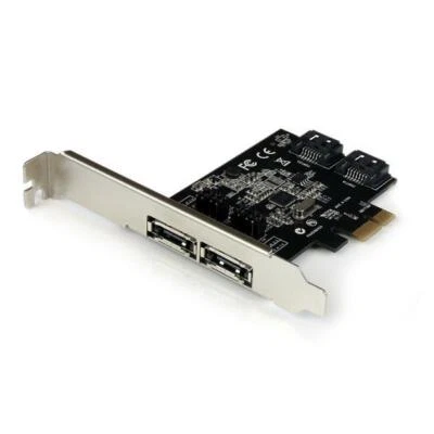 PEXESAT322I Startech 2 Porta PCI Express SATA 6 Gbps Scheda Controller - Doppio - Immagine 1 di 4