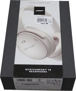 Bose QuietComfort 45 Active Noise Cancelling Wireless Bluetooth Headphones White - Picture 1 of 1