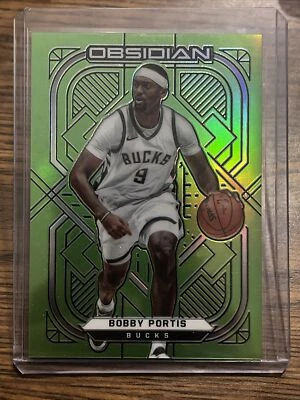 2020-21 Panini Obsidian Electric Etch Green Flood #47 Bobby Portis - Image 1 of 2