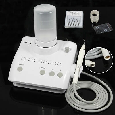 Dental Ultrasonic Piezo Scaler w/ 2 Water Bottles Handpiece for EMS Woodpecker - Image 1 of 4